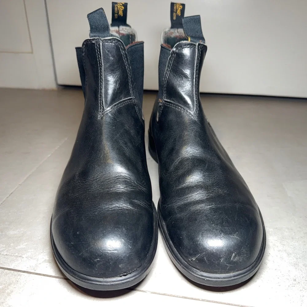 Blundstone‎ Originals Boots Mens 11 Black Leather Pull On Australian Gorpcore
